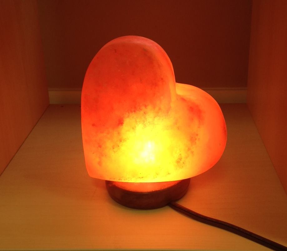 Heart salt sales lamp