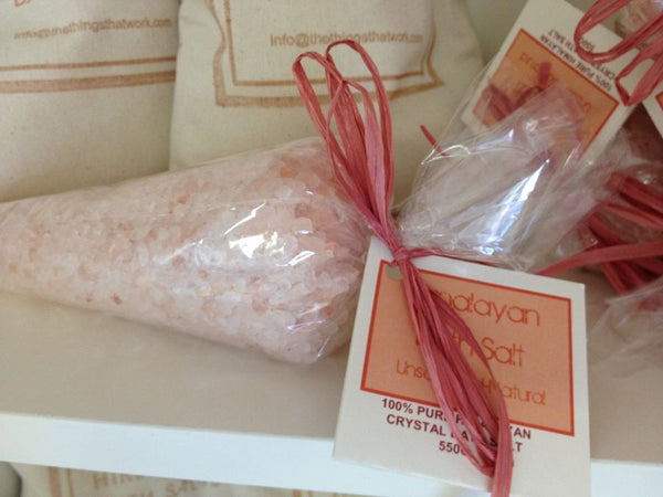 Himalayan Bath Salt Cone 500g Unscented