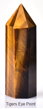 Tigers Eye Wand Point 85-89mm