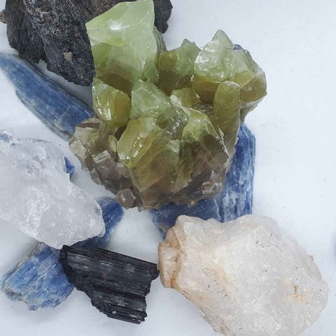Gemstone - Green Calcite Set
