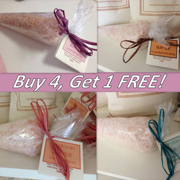 Bath Salt Cones UNSCENTED Blend 550g