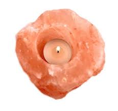 Himalayan Salt Candle Holder TTTWC Round Single